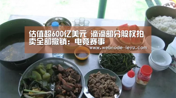 估值超600亿美元 滴滴部分股权拍卖全部撤销:电竞赛事(图1) 游戏直播